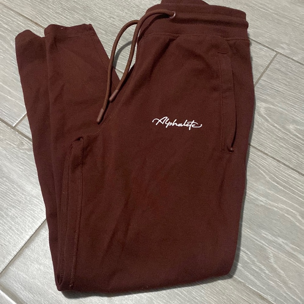 Alphalete Maroon Joggers